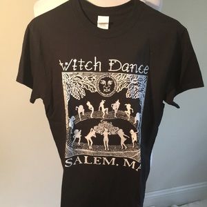 NWOT “Witch Dance, Salem, MA” Black T-shirt